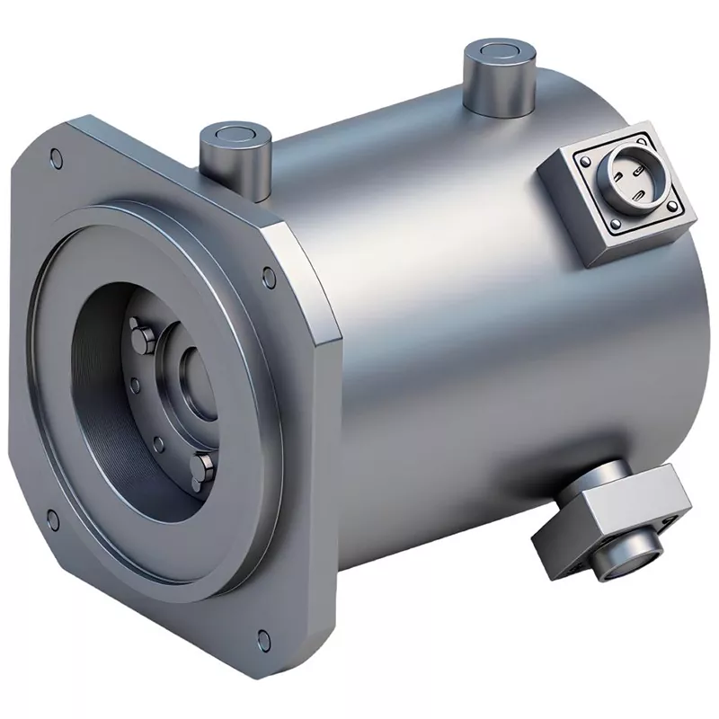 Motor cu magneți permanenți răcit cu apă din oțel inoxidabil